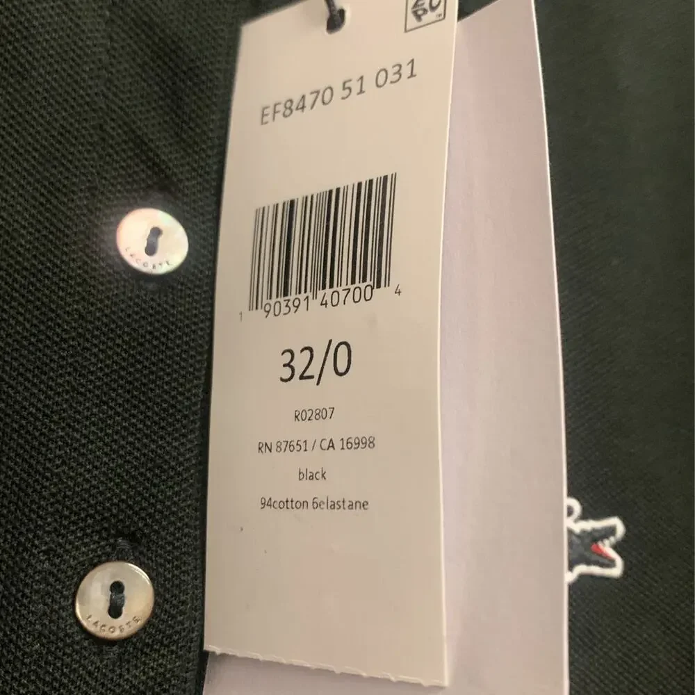 Lacoste Women's 32/0 Classic Short Sleeve Stretch Mini Pique Polo Dress,… - Picture 4 of 7